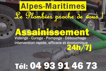 assainissement Alpes-Maritimes - vidange Alpes-Maritimes - curage Alpes-Maritimes - pompage Alpes-Maritimes - eaux uses Alpes-Maritimes - camion pompe Alpes-Maritimes