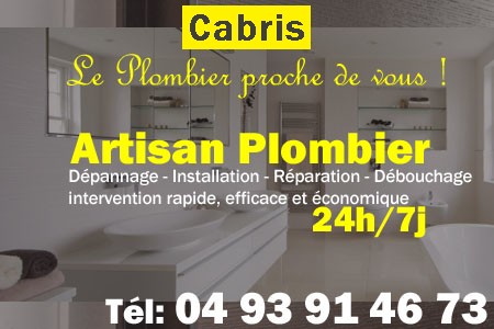 Plombier Cabris - Plomberie Cabris - Plomberie pro Cabris - Entreprise plomberie Cabris - Dépannage plombier Cabris