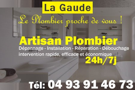 Plombier La Gaude - Plomberie La Gaude - Plomberie pro La Gaude - Entreprise plomberie La Gaude - Dépannage plombier La Gaude