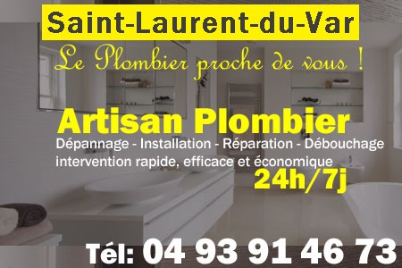 Plombier Saint Laurent du Var