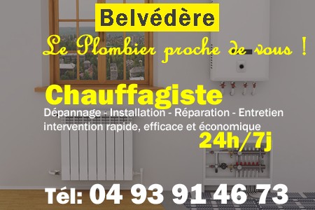 chauffage Belvédère - depannage chaudiere Belvédère - chaufagiste Belvédère - installation chauffage Belvédère - depannage chauffe eau Belvédère