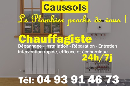 chauffage Caussols - depannage chaudiere Caussols - chaufagiste Caussols - installation chauffage Caussols - depannage chauffe eau Caussols