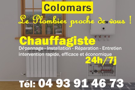 chauffage Colomars - depannage chaudiere Colomars - chaufagiste Colomars - installation chauffage Colomars - depannage chauffe eau Colomars