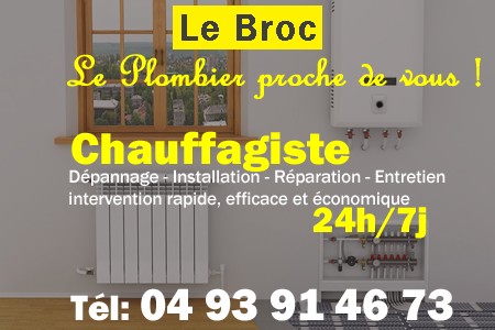chauffage Le Broc - depannage chaudiere Le Broc - chaufagiste Le Broc - installation chauffage Le Broc - depannage chauffe eau Le Broc