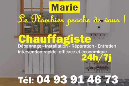 chauffage Marie - depannage chaudiere Marie - chaufagiste Marie - installation chauffage Marie - depannage chauffe eau Marie