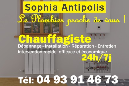 chauffage Sophia Antipolis - depannage chaudiere Sophia Antipolis - chaufagiste Sophia Antipolis - installation chauffage Sophia Antipolis - depannage chauffe eau Sophia Antipolis