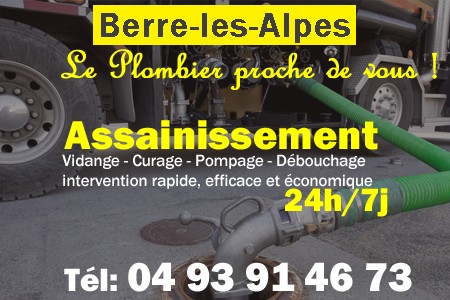 assainissement Berre-les-Alpes - vidange Berre-les-Alpes - curage Berre-les-Alpes - pompage Berre-les-Alpes - eaux usées Berre-les-Alpes - camion pompe Berre-les-Alpes