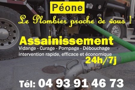 assainissement Péone - vidange Péone - curage Péone - pompage Péone - eaux usées Péone - camion pompe Péone
