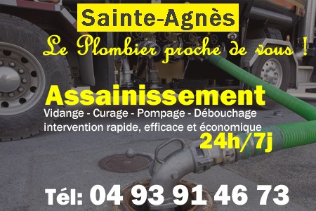 assainissement Sainte-Agnès - vidange Sainte-Agnès - curage Sainte-Agnès - pompage Sainte-Agnès - eaux usées Sainte-Agnès - camion pompe Sainte-Agnès