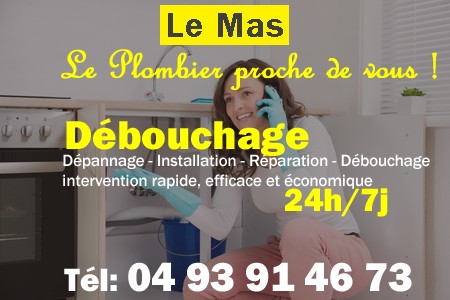 deboucher wc Le Mas - déboucher évier Le Mas - toilettes bouchées Le Mas - déboucher toilette Le Mas - furet plomberie Le Mas - canalisation bouchée Le Mas - évier bouché Le Mas - wc bouché Le Mas - dégorger Le Mas - déboucher lavabo Le Mas - debouchage Le Mas - dégorgement canalisation Le Mas - déboucher tuyau Le Mas - degorgement Le Mas - débouchage Le Mas - plomberie evacuation Le Mas