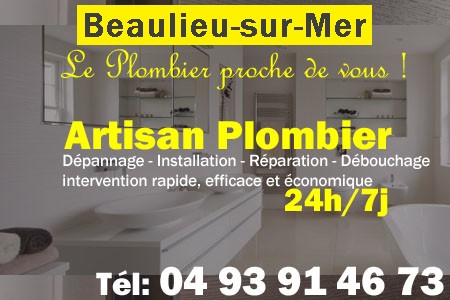 Plombier Beaulieu-sur-Mer - Plomberie Beaulieu-sur-Mer - Plomberie pro Beaulieu-sur-Mer - Entreprise plomberie Beaulieu-sur-Mer - Dépannage plombier Beaulieu-sur-Mer