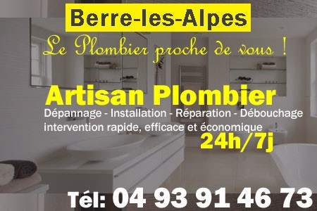 Plombier Berre-les-Alpes - Plomberie Berre-les-Alpes - Plomberie pro Berre-les-Alpes - Entreprise plomberie Berre-les-Alpes - Dépannage plombier Berre-les-Alpes