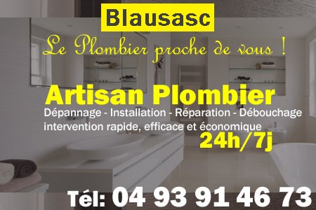 Plombier Blausasc - Plomberie Blausasc - Plomberie pro Blausasc - Entreprise plomberie Blausasc - Dépannage plombier Blausasc