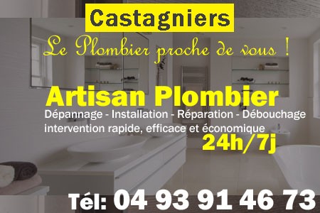 Plombier Castagniers - Plomberie Castagniers - Plomberie pro Castagniers - Entreprise plomberie Castagniers - Dépannage plombier Castagniers