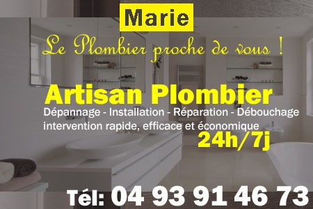 Plombier Marie - Plomberie Marie - Plomberie pro Marie - Entreprise plomberie Marie - Dépannage plombier Marie