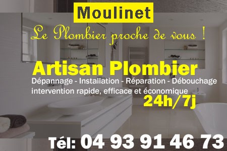 Plombier Moulinet - Plomberie Moulinet - Plomberie pro Moulinet - Entreprise plomberie Moulinet - Dépannage plombier Moulinet