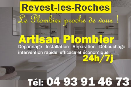 Plombier Revest-les-Roches - Plomberie Revest-les-Roches - Plomberie pro Revest-les-Roches - Entreprise plomberie Revest-les-Roches - Dépannage plombier Revest-les-Roches