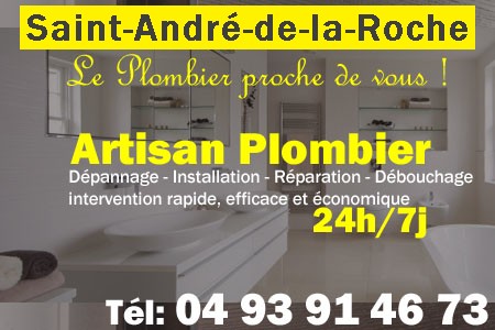 Plombier Saint-André-de-la-Roche - Plomberie Saint-André-de-la-Roche - Plomberie pro Saint-André-de-la-Roche - Entreprise plomberie Saint-André-de-la-Roche - Dépannage plombier Saint-André-de-la-Roche